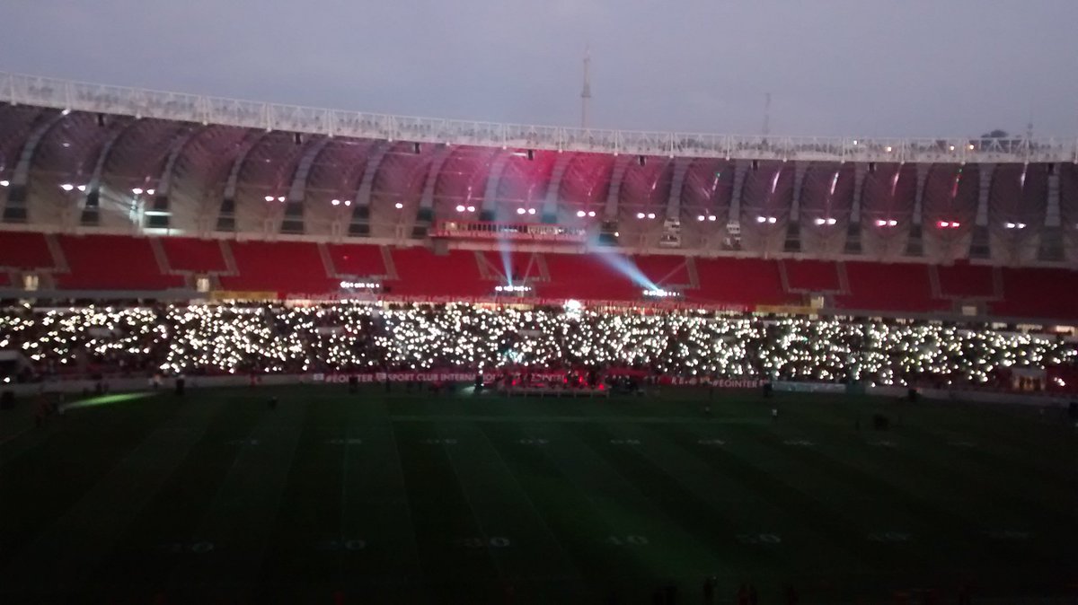 intermediors's tweet photo. Quase na hora da entrada dos dois times! https://t.co/d5yta1qqKs