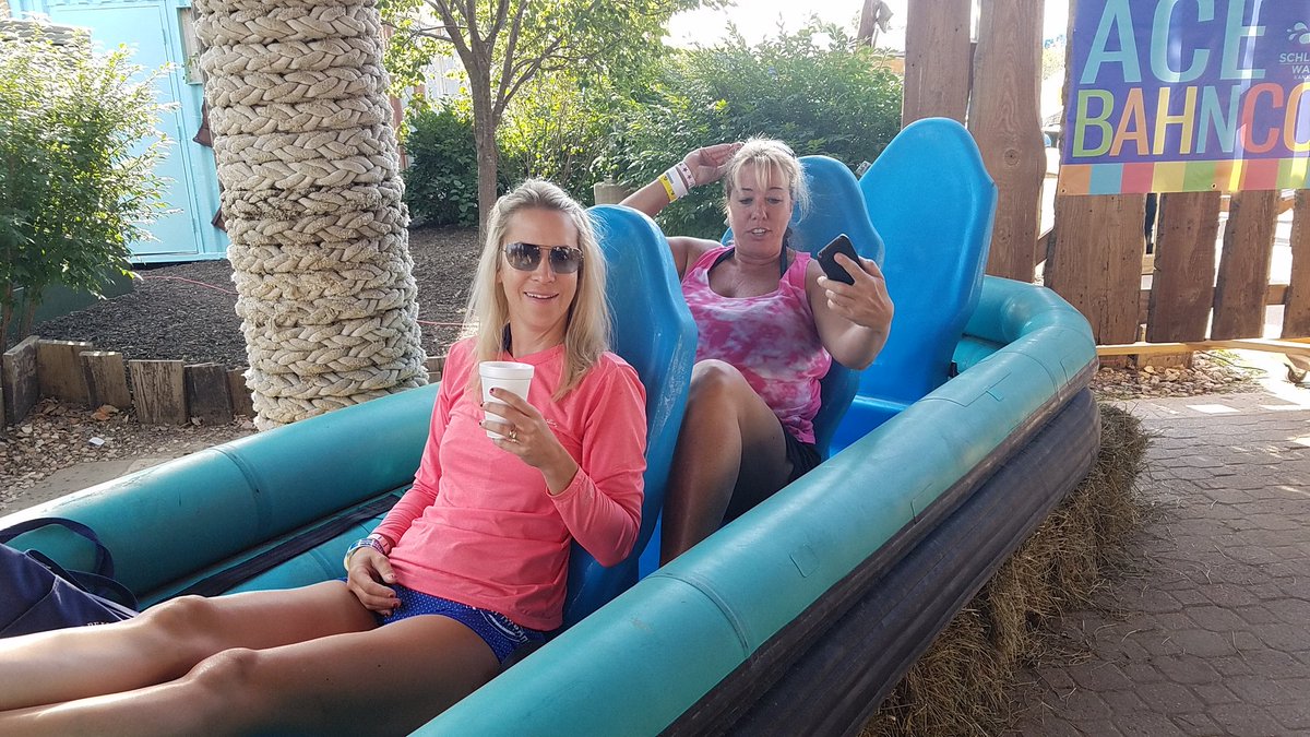 aceonlineorg's tweet photo. "Prep-work" for this morning's @ACE_HOA #BahnCon ERT on #Veruckt @Schlitterbahn KC #RideWithACE https://t.co/CotveWDW2B