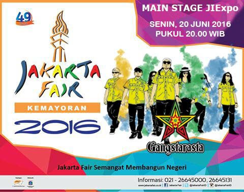 Jadwal #3G: Senin, 20 Juni 2016 <a href="/JakartaFairID/">Jakarta Fair</a> di Panggung Utama @JIExpo Arena PRJ Pkl 20.00 WIB. #SALAMSATUCINTA ☝❤