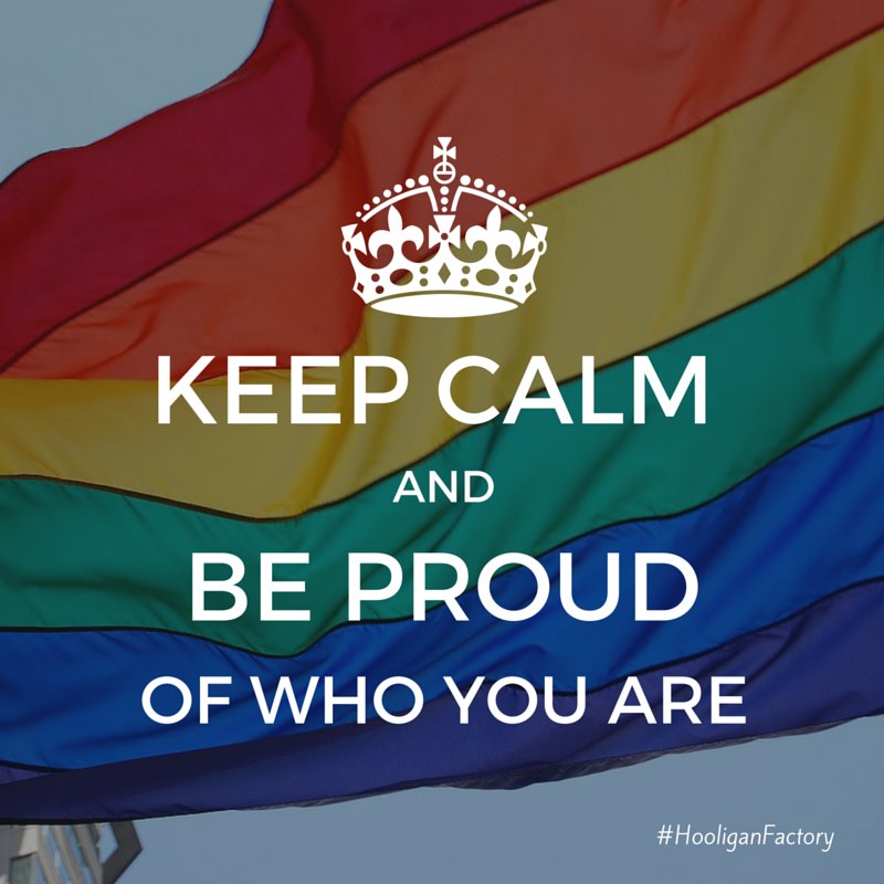 HooliganFac's tweet photo. Be proud to be different. Be proud to be you. #Loveislove, after all. 👫👬👭 https://t.co/EtUOUopapj