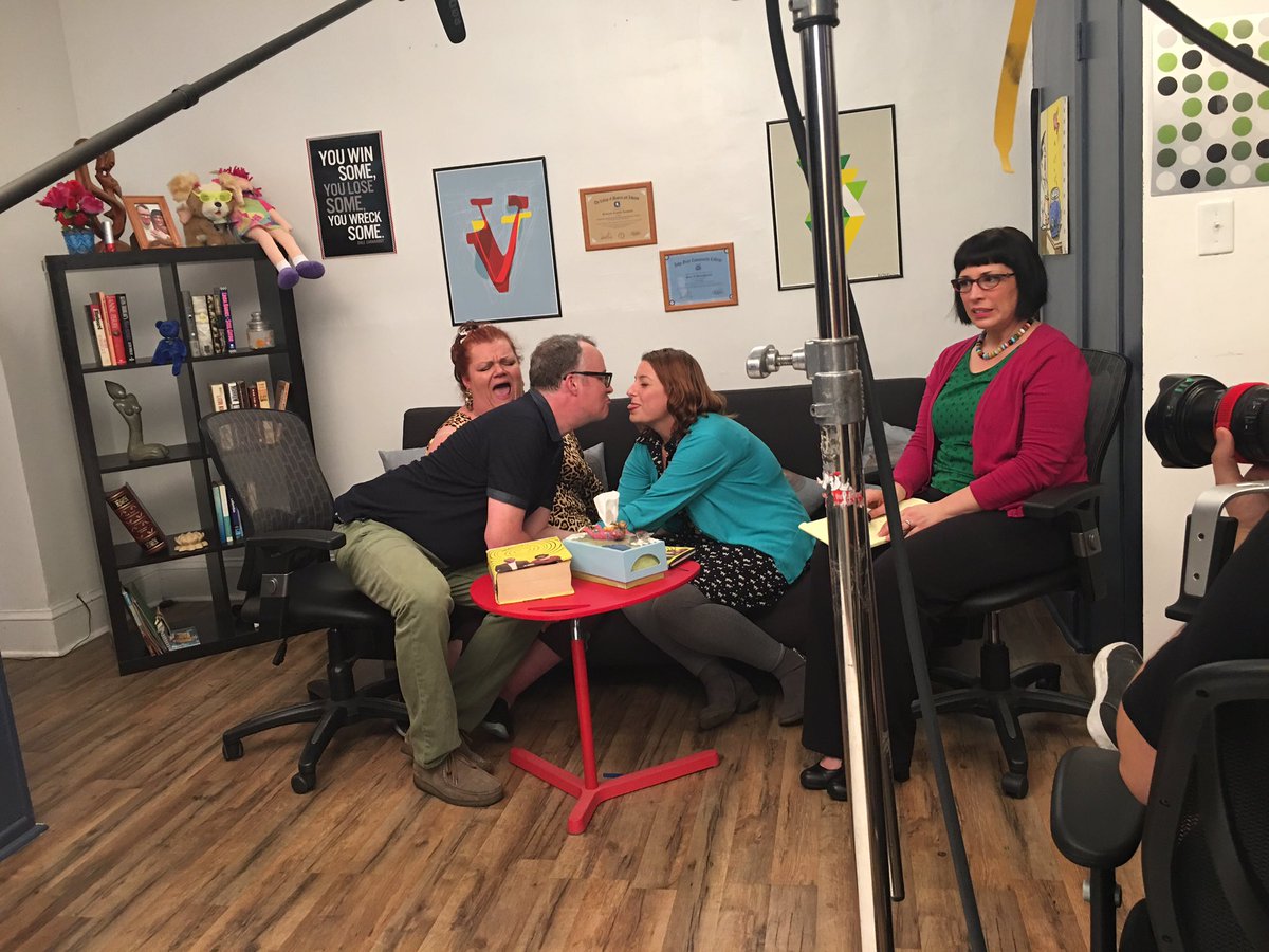 veriteentertain's tweet photo. Did @LaurenPComedy and @RFIX_DrSean finally touch tongues?!

I guess you just have to tune in next season! #RFIX https://t.co/DDWcrOAhQ5