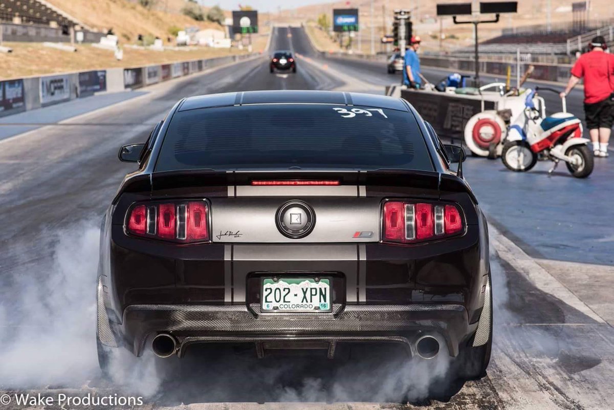 ThatOne5oh's tweet image. Sick Roush on the drag strip