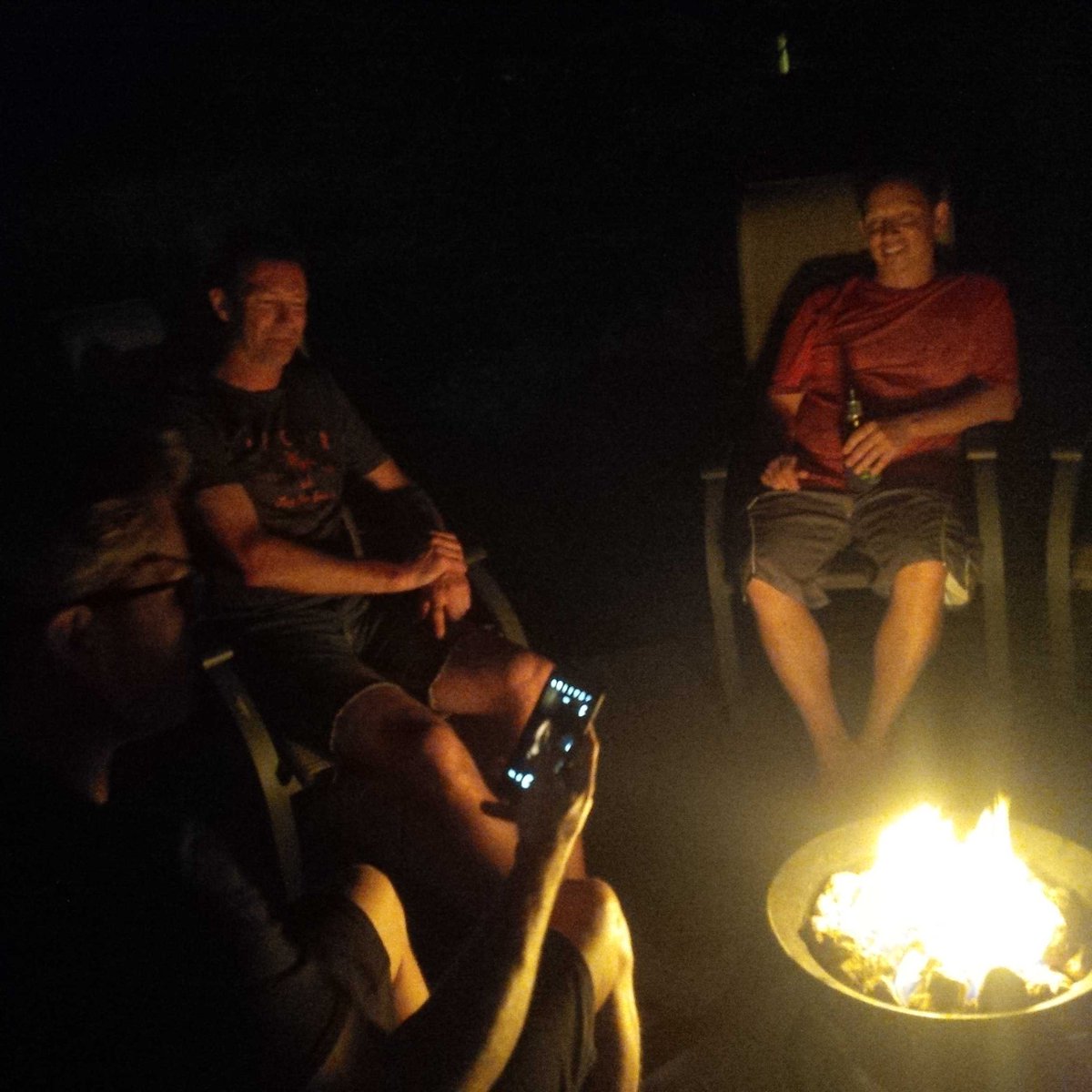 MikeRose72's tweet photo. #OTT2016 practice fire and drinking. https://t.co/Vp3w6NAOeW