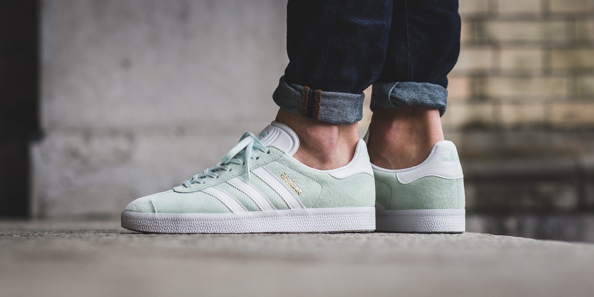 Sportman Afwezigheid dorst Titolo on Twitter: "NEW IN! Adidas Gazelle - Ice Mint/White/Gold Metallic  SHOP HERE: https://t.co/VzjQe3kO8d https://t.co/gxxzGbALby" / Twitter