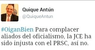 8Reymi's tweet photo. Según la resolución 12-08 de la JCE sobre los partidos políticos, indica que a #ElPRSC le corresponde la casilla #3. https://t.co/g0D4oTc4p7
