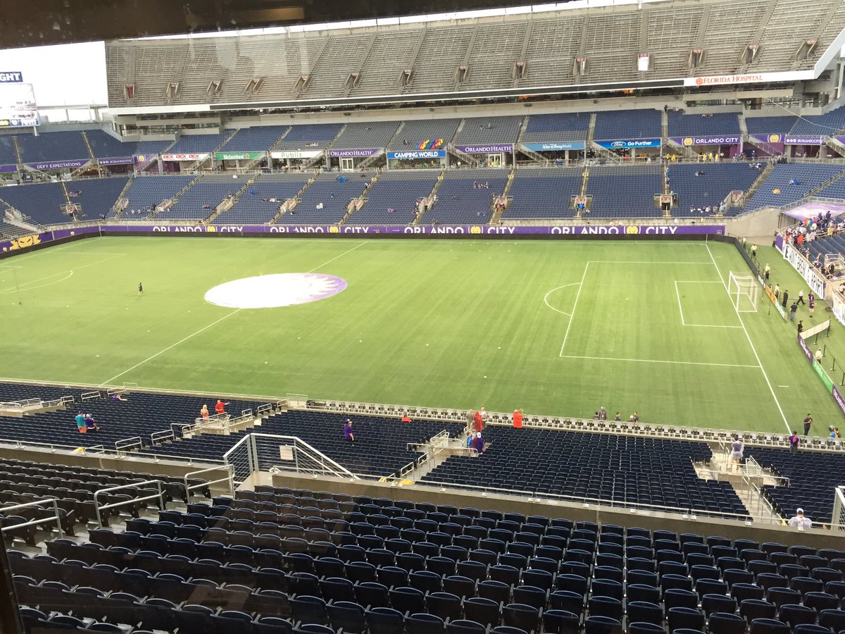 byMikeGramajo's tweet photo. Just settling in at @CWStadium. #OrlandoUnited https://t.co/UzskgdWAOP