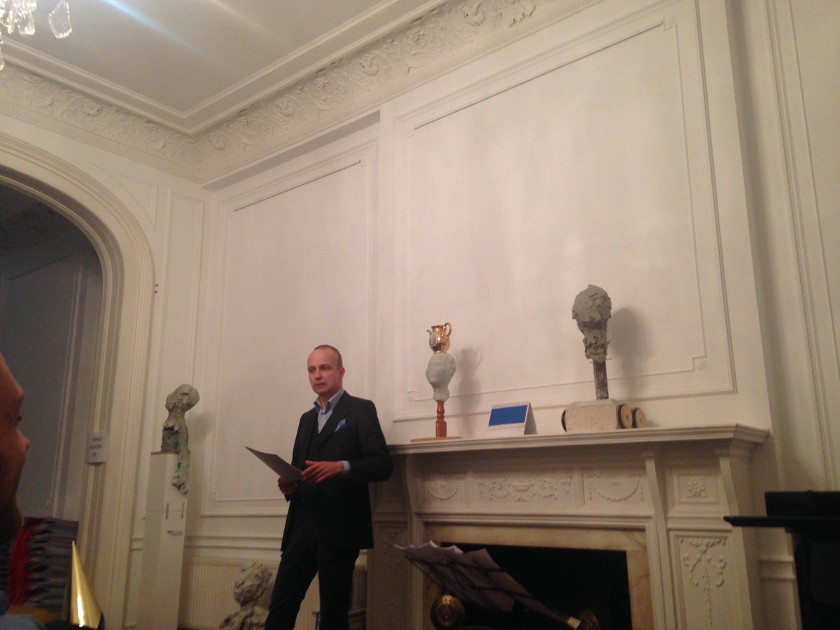niewview's tweet photo. Esther Strauß & Bernhard Saupe reading intriguing/funny work @ACF_London 60th anniversary #ACF60 https://t.co/1ZzFQoXaC0