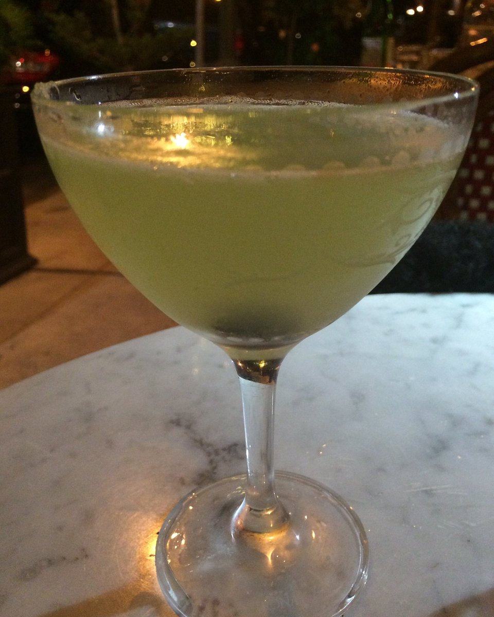 RubiconHBG's tweet photo. New cocktail! The Green Lantern. Hayman's gin, Green Chartreuse, Lime, Pear. https://t.co/RN9tjEWPSW