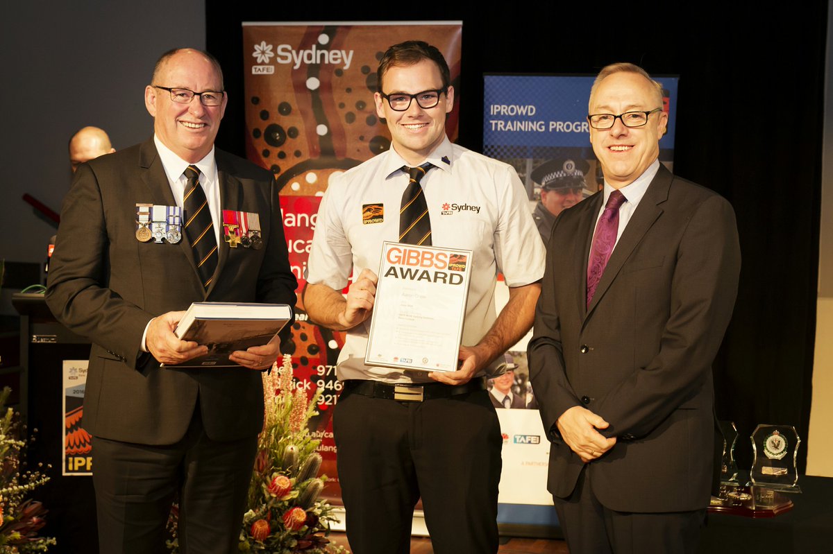 AllanSparkes's tweet photo. Proud to be a part of IPROWD & to present the Peter Gibbs Award to Aaron Chew #indigenous #IPROWD #Respect #Pride https://t.co/mcNpps0ZfM