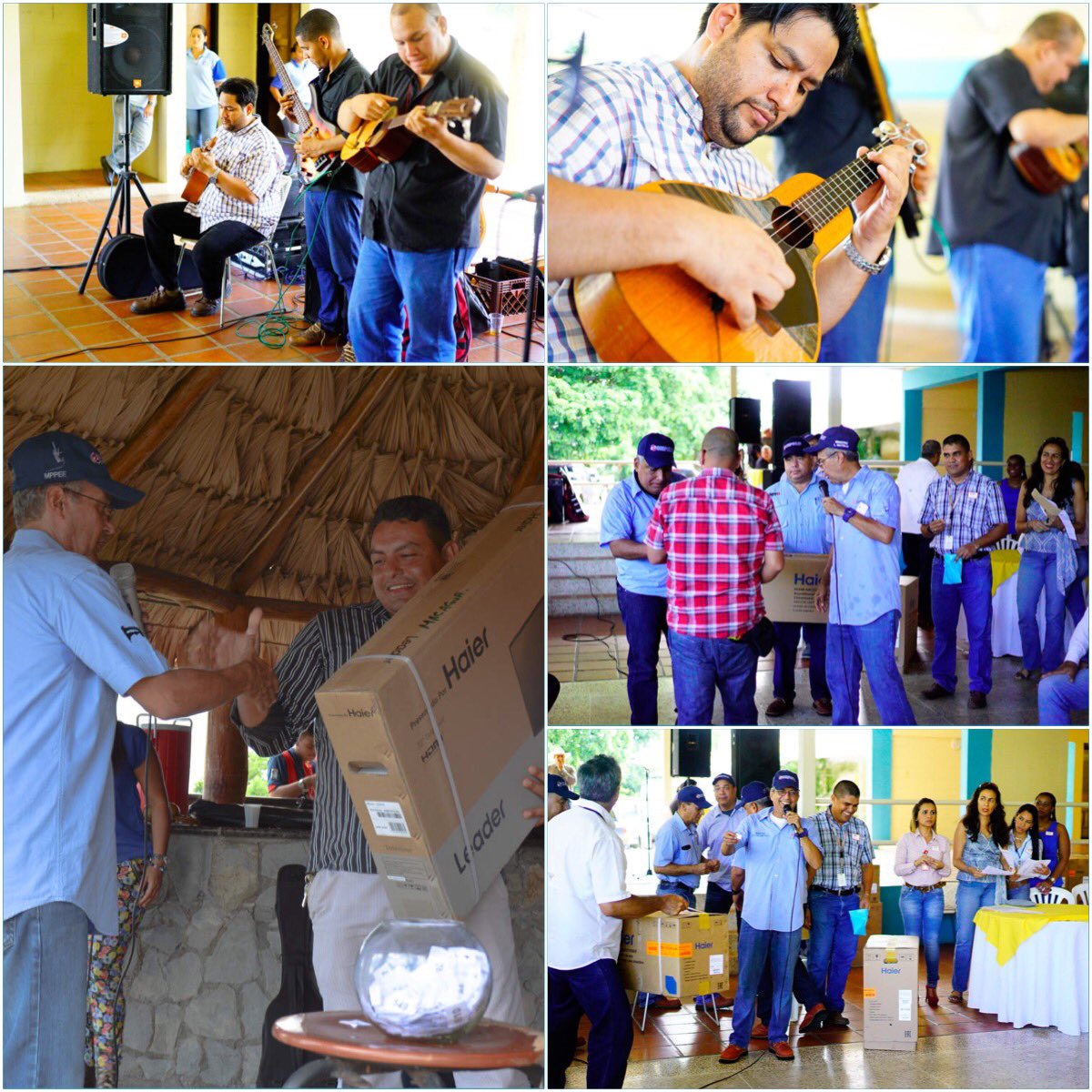 LMOTTAD's tweet photo. Camaradas! Así se celebró el DÍA DEL PADRE en las represas. Eh ahí! Los padres de CORPOELEC... FELICIDADES! https://t.co/fzwgzoEJzT