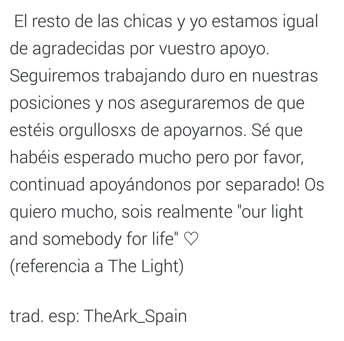 TheArk_Spain's tweet photo. [INSTAGRAM] 160604 
Mensaje de Yuna en su instagram oficial https://t.co/hoSxy78CJP