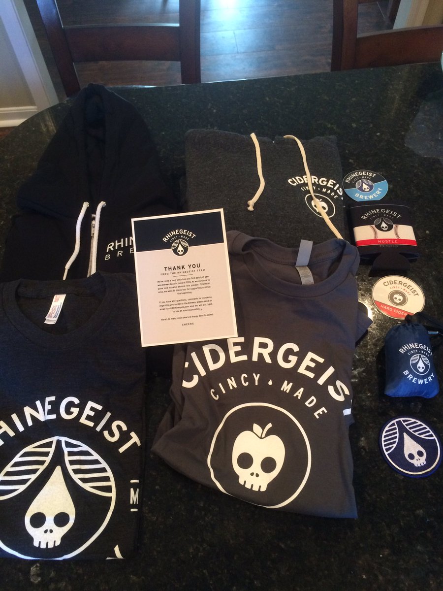 loganj125's tweet photo. Thanks to @rhinegeist for hooking me up with some awesome merch #CincyBorn https://t.co/ncvdwfFXt8