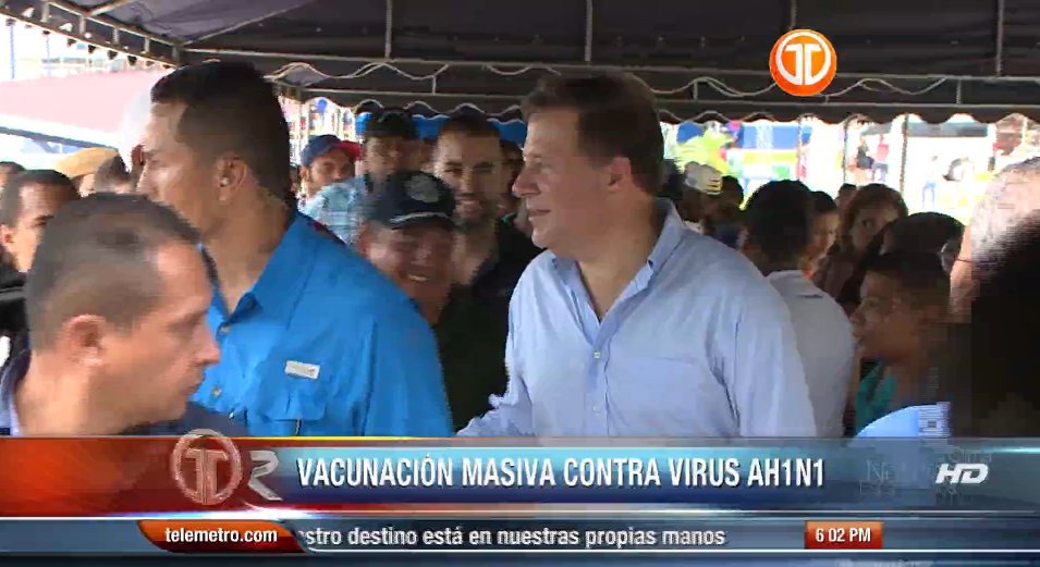 TReporta's tweet photo. Presidente @JC_Varela realizó recorrido por complejo deportivo en San Miguelito durante jornada de vacunación https://t.co/ZwWCoKieXw