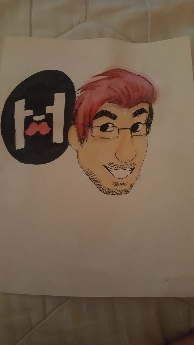 mikaelaengland's tweet photo. My sister drew you so obviously we put snap filters on it @markiplier #plsseethis #makeherlife #markiplier https://t.co/qrjSyFqSQG