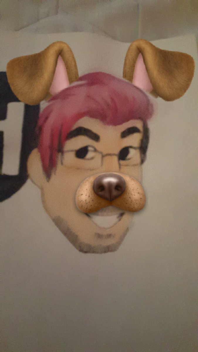 mikaelaengland's tweet photo. My sister drew you so obviously we put snap filters on it @markiplier #plsseethis #makeherlife #markiplier https://t.co/qrjSyFqSQG