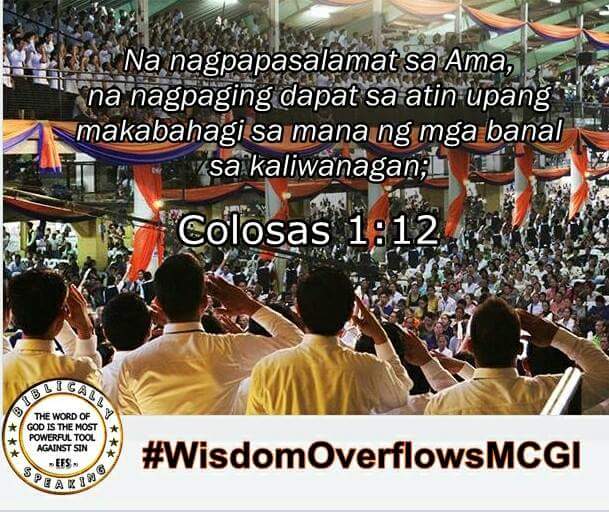 jhopardzparado2's tweet photo. #WisdomOverflowsMCGI https://t.co/ZSQFuTRvEt