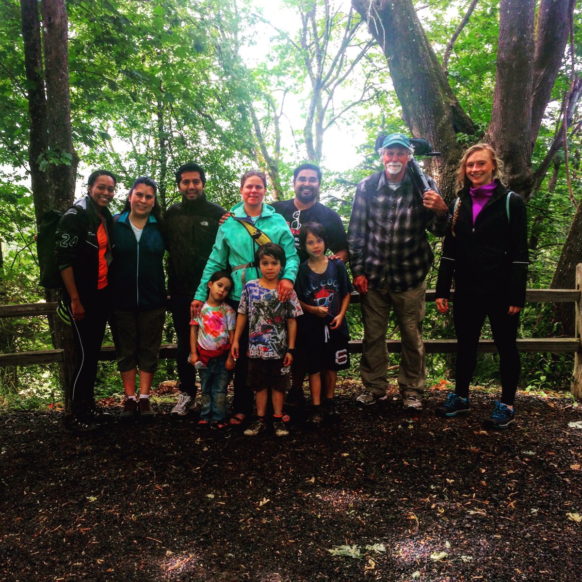 Great group on our first hike! We explored Oaks Bottom and checked out the wildlife. #vivenw #cityadventures
