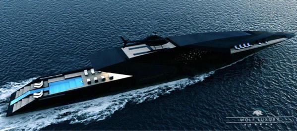 Black yacht 😭😍