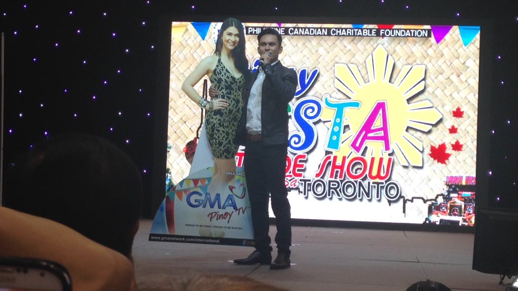 kapusointoronto's tweet photo. mga kapuso!! #TOMCAR !! #PinoyFiestaTO @gmapinoytv #GMAPinoyTv #TeamAbroad https://t.co/GaK69VBh7x