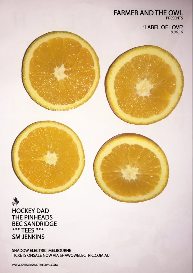 🍋 MELBOURNE 🍋
SM Jenkins (Steve of <a href="/steppanther/">Step-Panther</a> + band) open <a href="/FarmerOwl/">Farmer & The Owl</a>'s label showcase at <a href="/ShadowElectric/">Shadow Electric</a> TONIGHT!