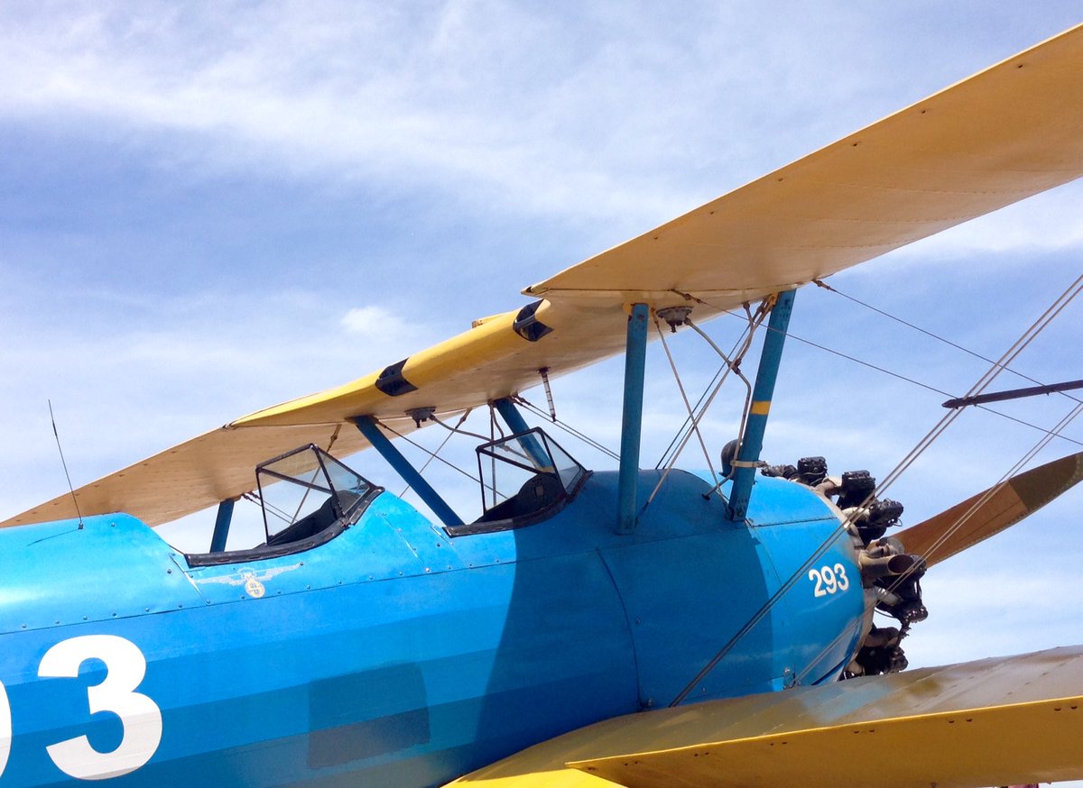 When a backseat driver is a good thing. #biplane
