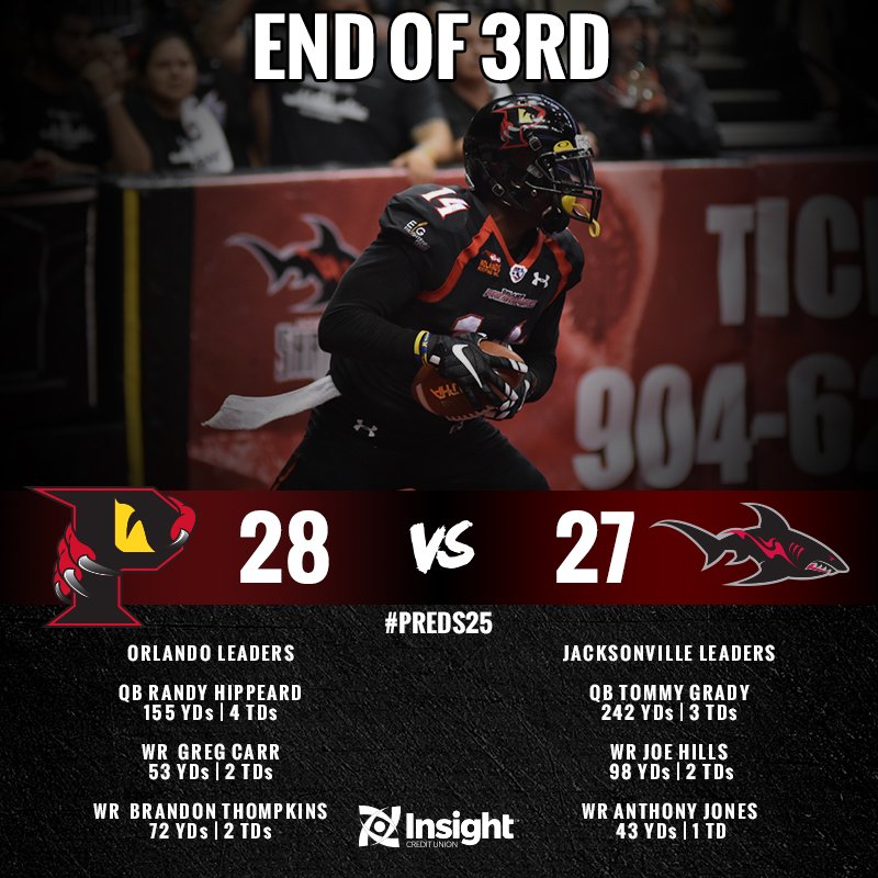 ORLPredators's tweet photo. Preds lead heading into the final quarter! #Preds25 https://t.co/czy9KQMX3P