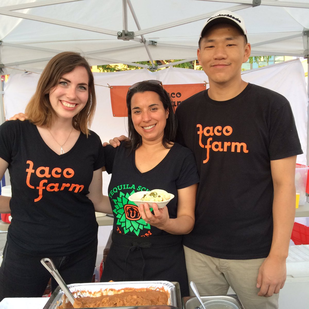 TacoFarmCo's tweet photo. 1 hour left of @UpTownWaterloo's #solsticesampling. We've got refried bean tostadas hot'n'ready for you! #uptownopen https://t.co/paAMv4nTiU