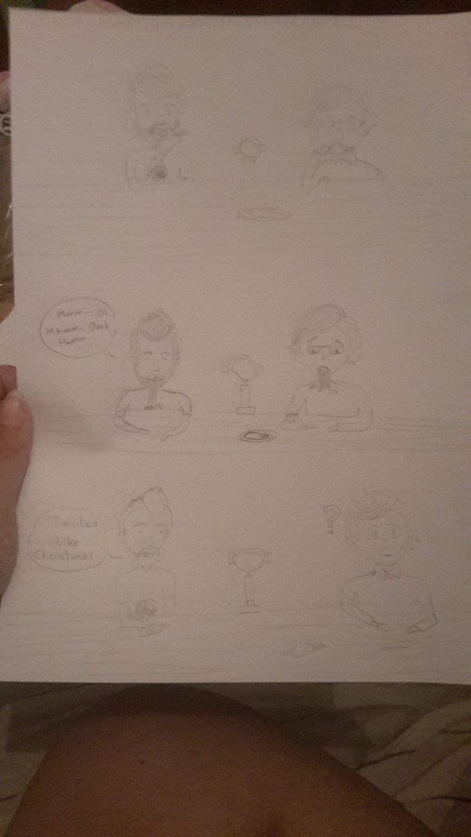 StephRWD's tweet photo. A tiny sneak peak on the will it comic book incomplete #WillItTaco ;) Still only a rough drawing draft thingy 😂 https://t.co/gA1f2zscML