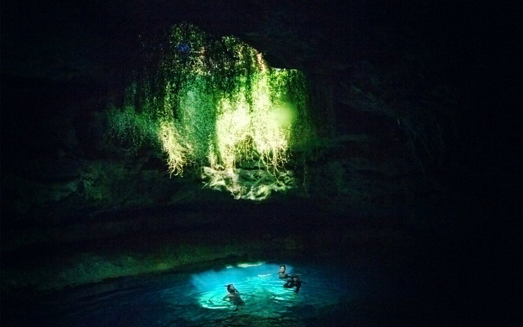 TravelLeisure's tweet photo. There's a (semi) secret snorkeling destination hidden 60 feet underground in Florida: https://t.co/8o5ihzGPSe https://t.co/KbHig1O5br