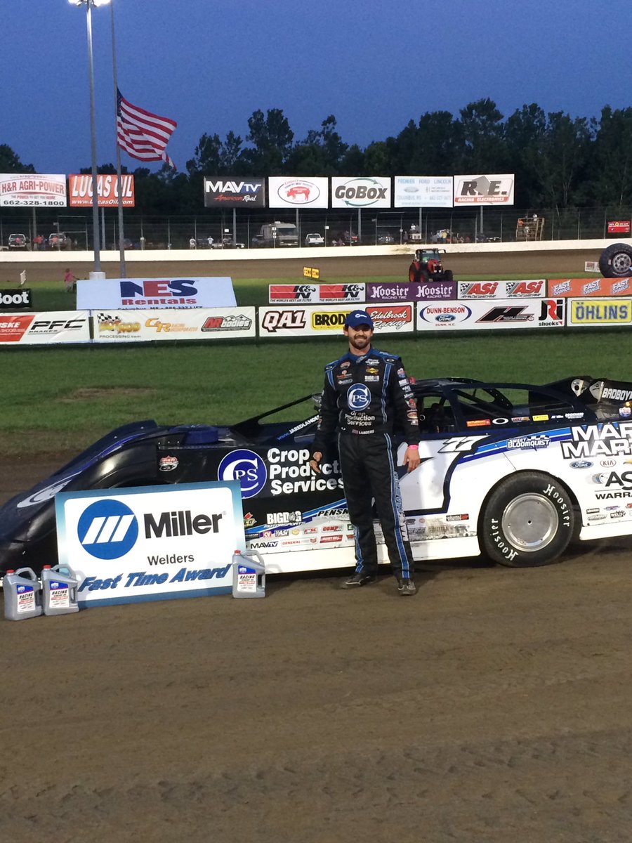 lucasdirt's tweet photo. @JaredLanders777 set the OVERALL @MillerWelders Fast Time @TheMagSpeedway #lucasdirt #LORTV https://t.co/hPlj1xhY5h