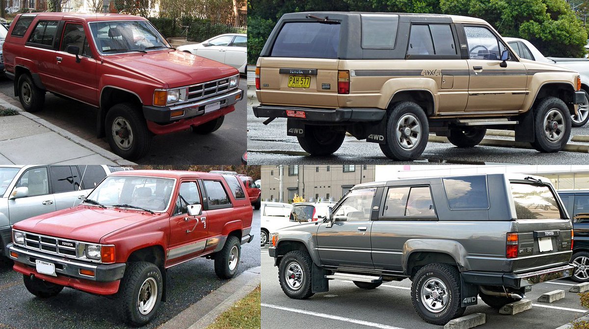 レトロ系 No Twitter First Generation Toyota 4runner Sales From Toyota In 19 19 19 Japan トヨタ ハイラックスサーフ 初代 19 19 トヨタ