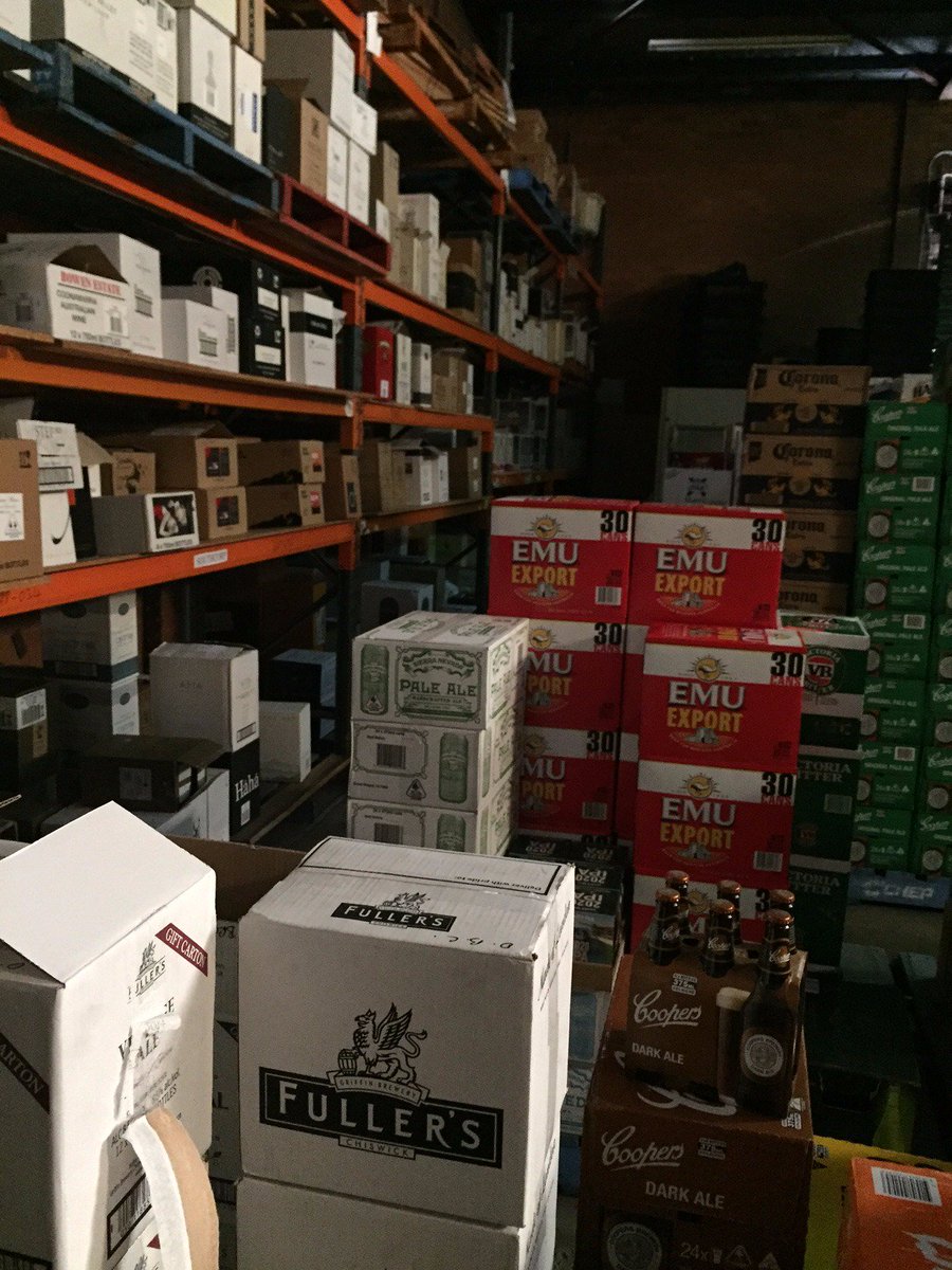 Here we are til 8:00pm... plenty of stock for you.. small part of the warehouse here