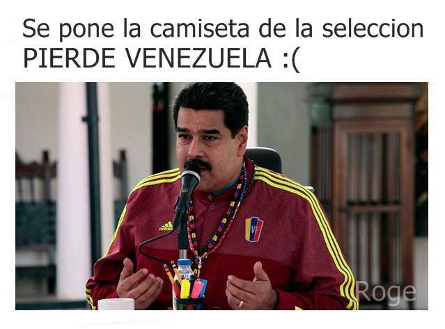 xNiallsbaeex's tweet photo. Maldito maduro. Se la tenia que poner hoy que jugábamos con argentina njds #PerdimosRumba https://t.co/IMRWKKU9zL
