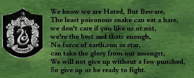 PerfectMal's tweet image. Slytherin.