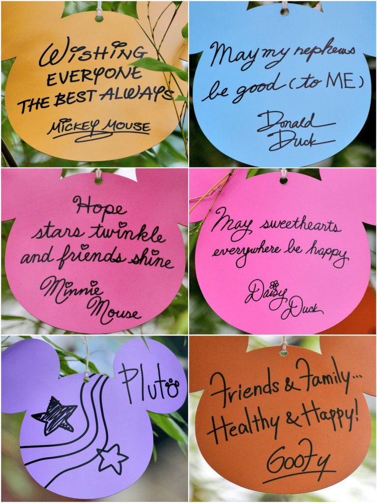 mononofu1109's tweet image. ミッキーたちの七夕の願いごと4年分（2016年→2013年）