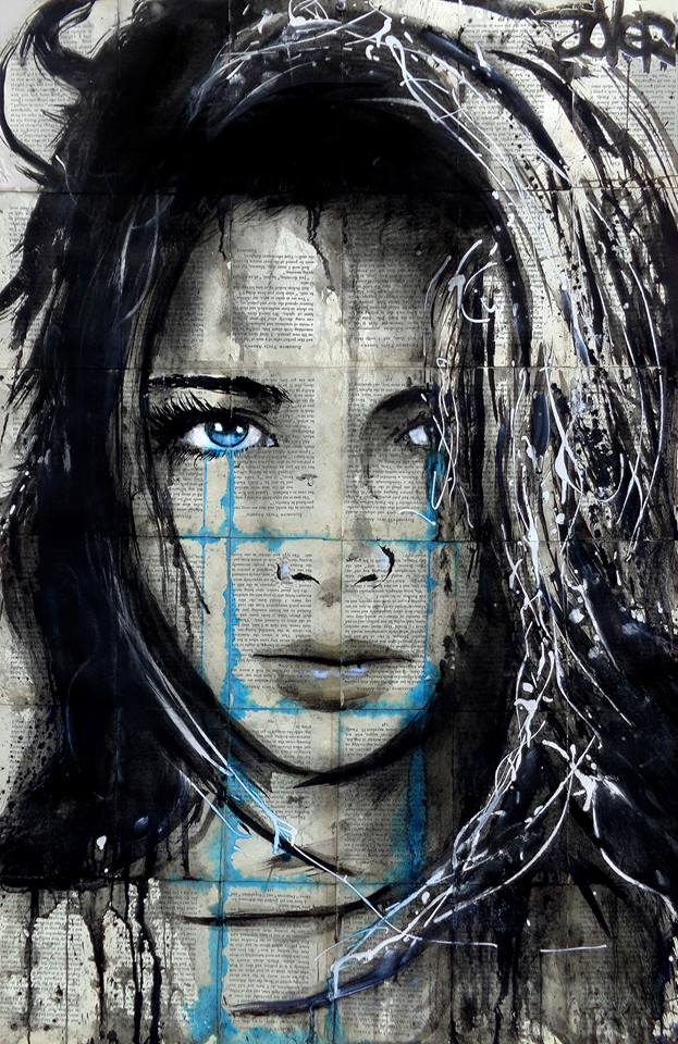 LouiJover's tweet photo. from the studio this weekend ''SOMEDAYS'' https://t.co/OutU3CptNS new work #faceseries I paint I draw #everyday https://t.co/sPMBbQiXTG