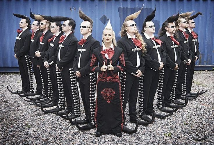 OccamsTBrush's tweet photo. @iowahawkblog @scarlson99 Let us give some credit to the Leningrad Cowboys for those shoes. https://t.co/HMIZGbd25U