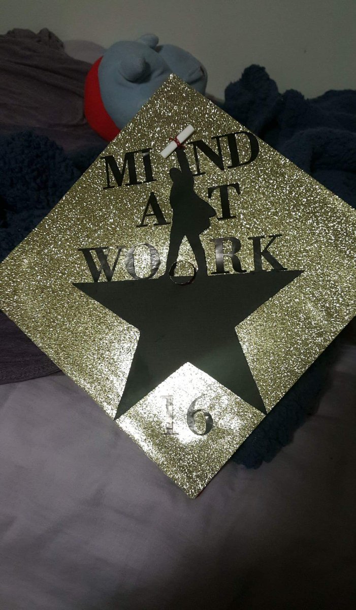 I graduated from college 3 weeks ago and just got my degree in the mail. It feels so unreal. #Hamilgrads #mindatwork