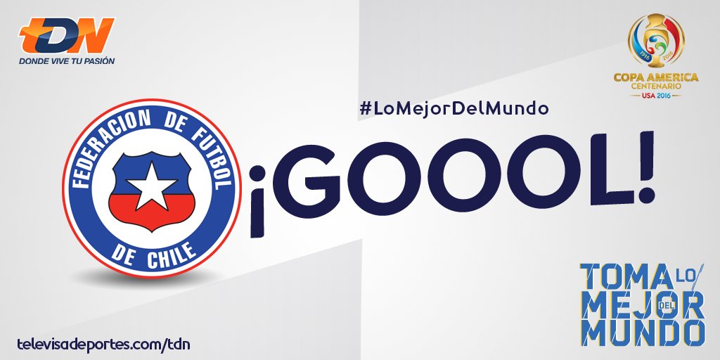 ViXDeportes's tweet photo. ¡¡¡GOOOOOOOOOOOOOOOOOOOOOOOOOOOOOOOOOOOOOL de CHILE!!! https://t.co/e1l2S3vqg6