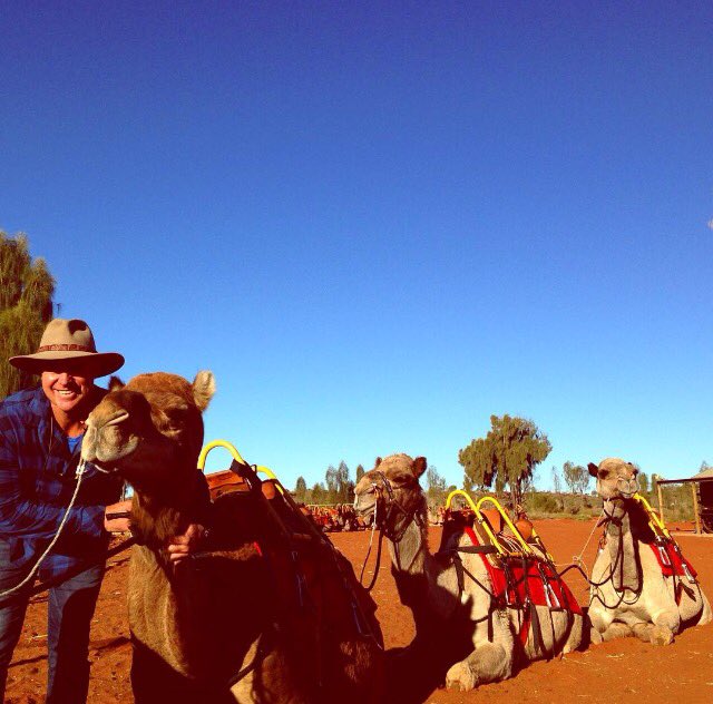 Didn't know there was a train out at Uluru... This will be an exciting ride! <a href="/ulurucameltours/">Uluru Camel Tours</a> #NTAustralia