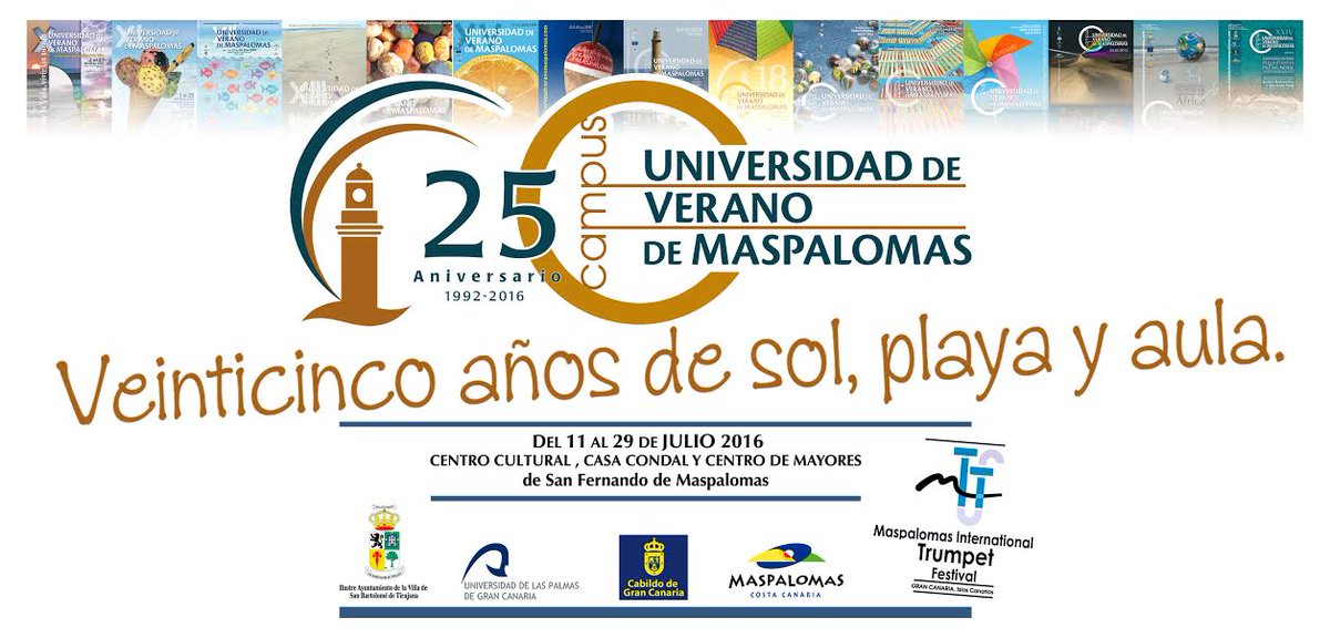 Global colabora con XXV Universidad de Verano Maspalomas, con descuentos para los alumnos
maspalomas.com/index.php/comp…