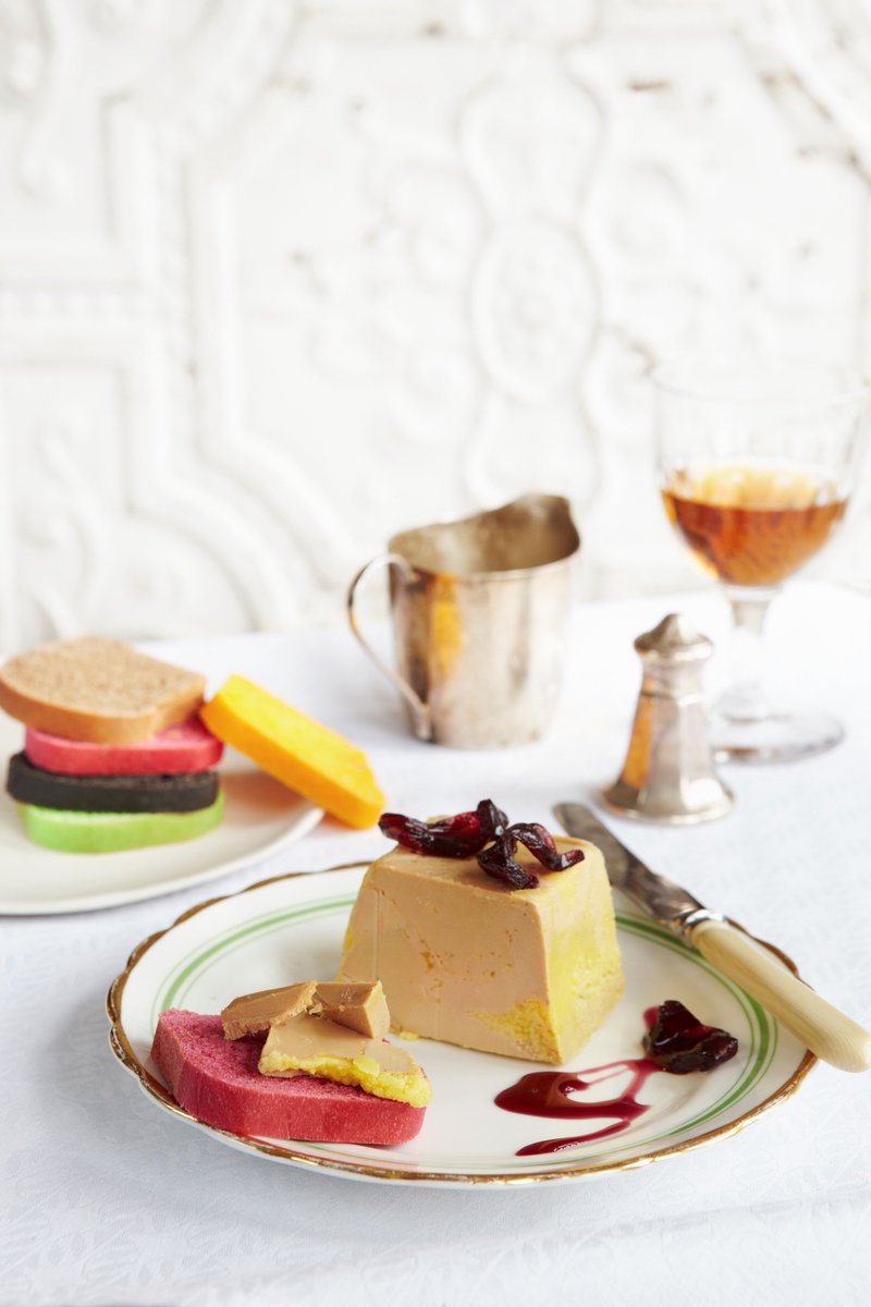 'Twilight Foie Gras Toast' #natural #coloured #flavoured #loaf
#raspberry #lemon #orange #coconut #smoked