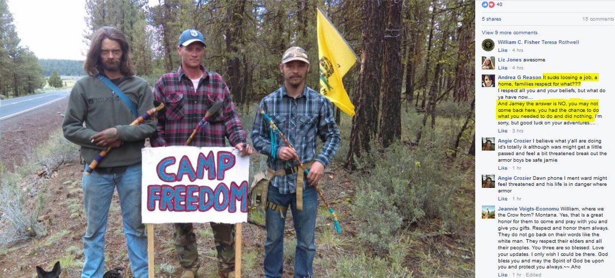 TheRealWaitWhat's tweet photo. It seems Jamey--FREEdle-dee or FREEdle-dumb--lost truly important things2 'stand' 4LaVoy #InComments #Oregonstandoff https://t.co/Ay4QRmQk4y