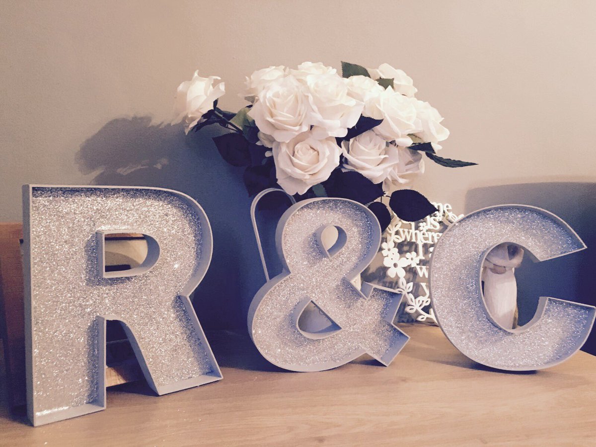 uk_glam's tweet photo. Glittered initials - can do any letters and designs #craftshout #craft https://t.co/CQK2rgsdVD
