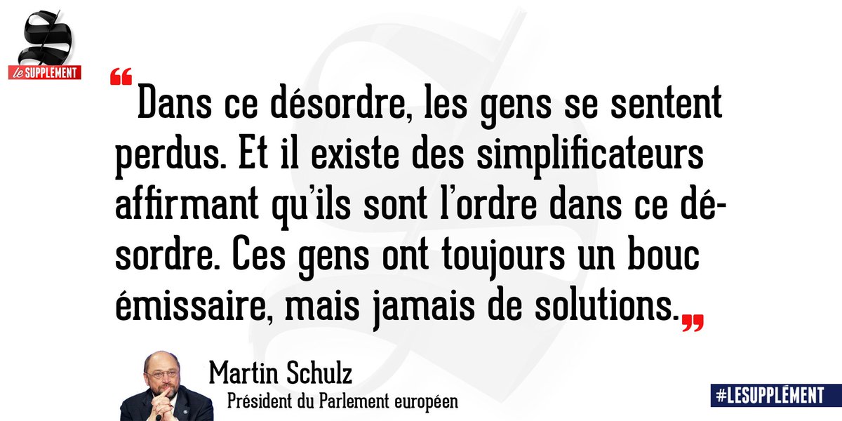 "Le structure du monde du XXe siècle n’existe plus. Et il n’y a pas encore de nouvel ordre mondial."
#LeSupplément