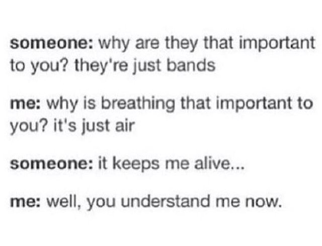 pewntz's tweet image. they're not "just" bands