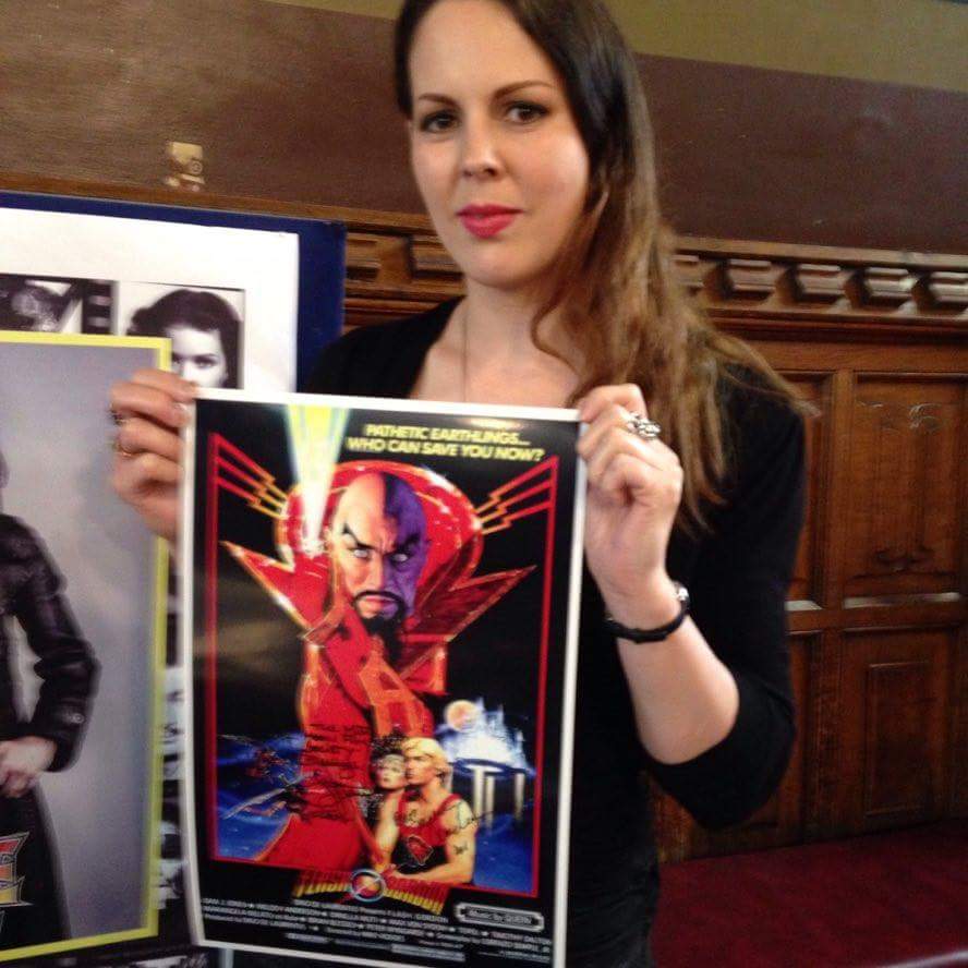 MistyMoonEvents's tweet photo. Thank you to our fabulous Patron @EmDarkOfficial for this signed poster by #SamJones  #Dalecon4 #FlashGordon https://t.co/p61Gf9sgCc