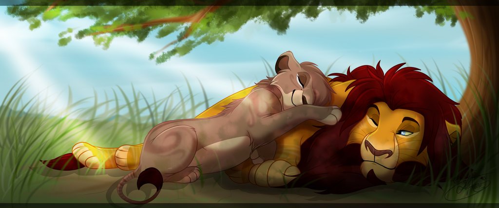 "Good morning. I love waking up to see him beside me."