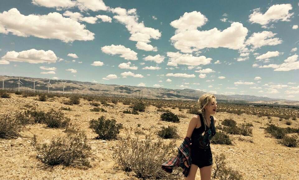 Loving the cloudy skies and beautiful scenery of an oasis in the middle of the desert ☁🌵☁