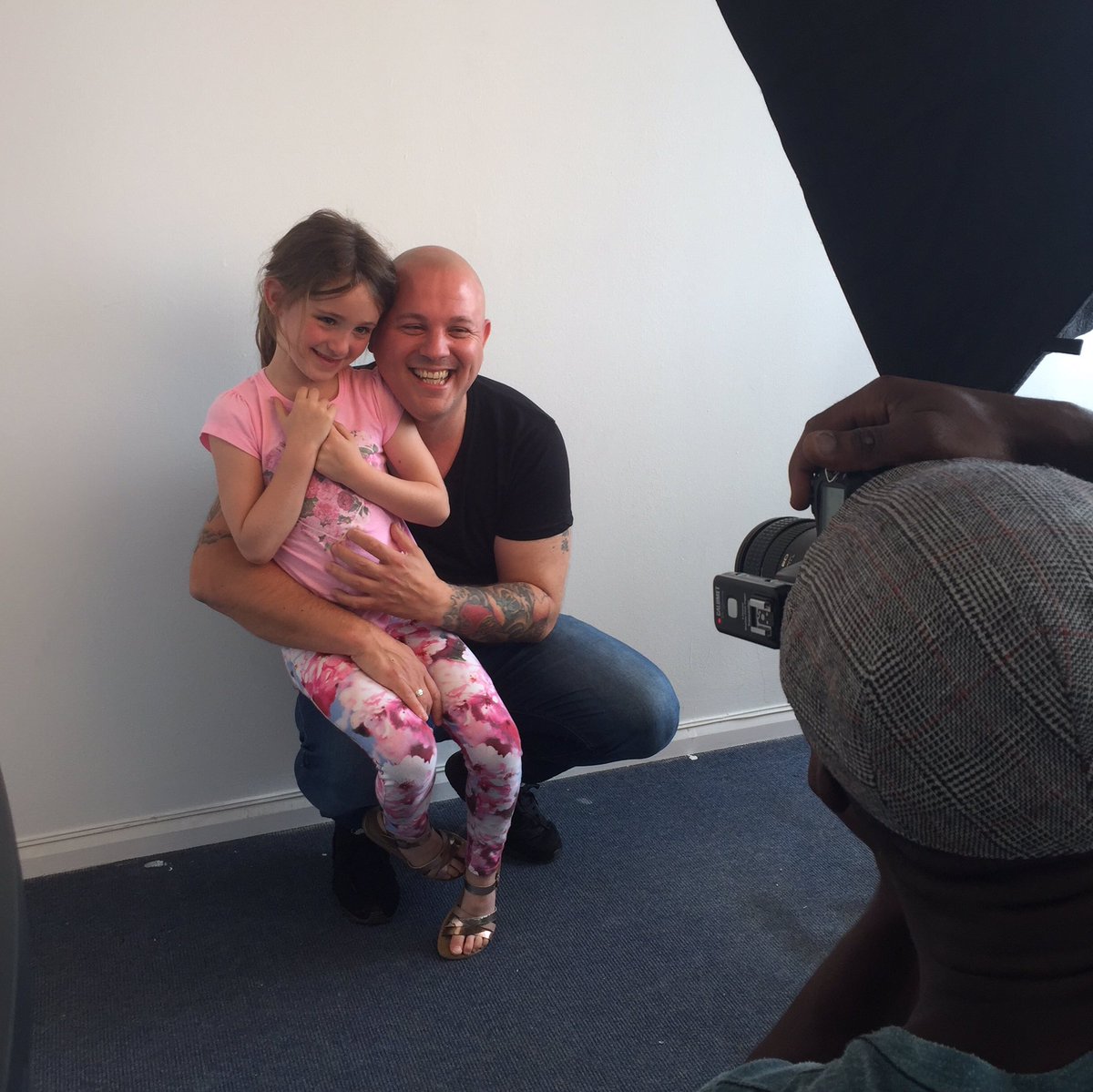 SelectRadioApp's tweet photo. Photoshoot today at HQ. What a pleasant surprise to meet Ruby!Happy Fathers Day @rossco_d32 &amp; to all the Select Dads https://t.co/fUXbQtRaYT